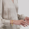 Milano Luxe Pearl Bangle - BG047GPL