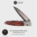 Gentac Red Sails Limited Edition Knife - B30 RED SAILS