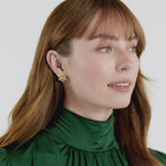 Clara Stud Earrings - Cubic Zirconia