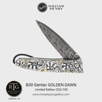 Gentac Golden Dawn Limited Edition Knife - B30 GOLDEN DAWN