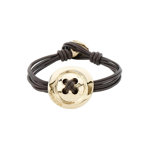 Sew You 18K Gold Plated Bracelet - PUL2012MARORO0M-UNO de 50-Renee Taylor Gallery
