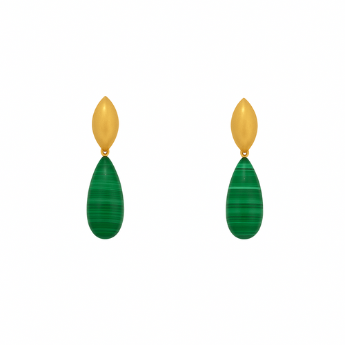 Joyla Bliss 24K Gold Vermeil Drop Earrings - BE4MAL-Joyla-Renee Taylor Gallery