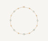 18K Siviglia Aquamarine Station Necklace - CB1874-E AQ01 Y 02-Marco Bicego-Renee Taylor Gallery
