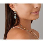 18K Siviglia Aquamarine Four Drop Earrings - OB1477 AQ01 Y 02-Marco Bicego-Renee Taylor Gallery