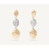18K Siviglia Diamond Pave Earrings - OB1234 B YW Q6-Marco Bicego-Renee Taylor Gallery