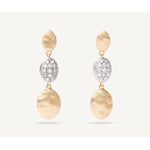 18K Siviglia Diamond Pave Earrings - OB1234 B YW Q6-Marco Bicego-Renee Taylor Gallery