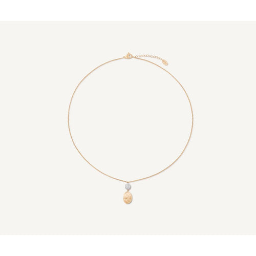 18K Siviglia Diamond 16.5" Necklace - CB1690 B YW Q6-Marco Bicego-Renee Taylor Gallery