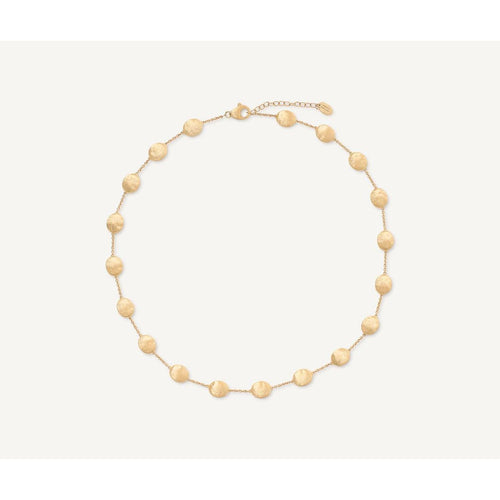 18K Yellow Gold Large Bean Adjustable Necklace - CB538-EY 02-Marco Bicego-Renee Taylor Gallery
