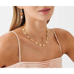 18K Yellow Gold Large Bean Adjustable Necklace - CB538-EY 02-Marco Bicego-Renee Taylor Gallery
