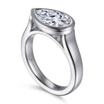 14K White Gold Pear Shape Diamond Engagement Ring Mount - ER17096P10W4JJJ-Gabriel & Co.-Renee Taylor Gallery