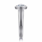 14K White Gold Pear Shape Diamond Engagement Ring Mount - ER17096P10W4JJJ-Gabriel & Co.-Renee Taylor Gallery