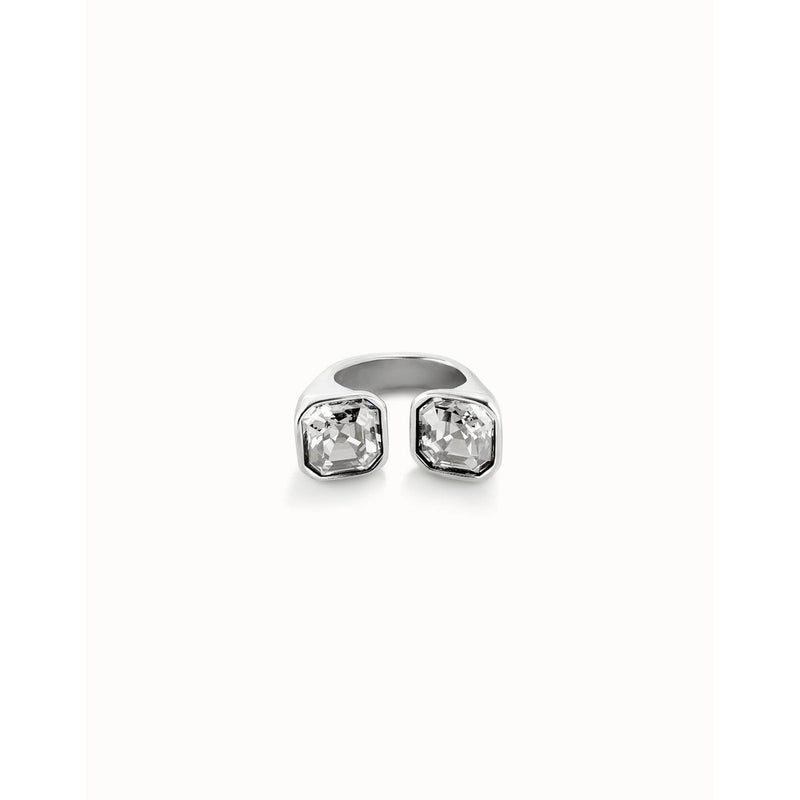 Ser Without Complex Sterling Silver Plated Ring - ANI0821BLNMTL-UNO de 50-Renee Taylor Gallery