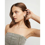 Sterling Silver Plated Ser Original Silver Earrings - PEN0979MTL0000U-UNO de 50-Renee Taylor Gallery