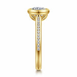 14K Yellow Gold Diamond Anniversary Band Mount - ER17010R6Y44JJ-Gabriel & Co.-Renee Taylor Gallery