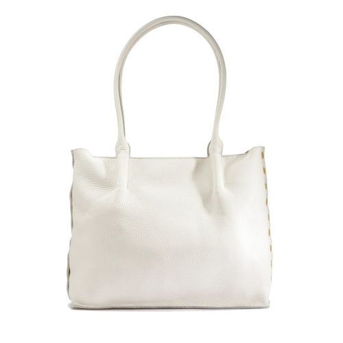 OLIVER ZIP - Calla Lily White/Brushed Gold-Hammitt-Renee Taylor Gallery