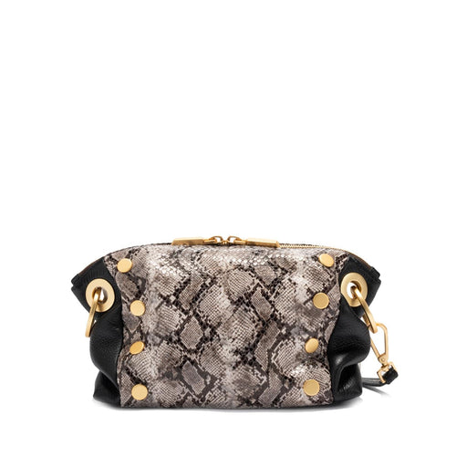 DANIEL CROSSBODY CLUTCH SML - Contrast Snake/Brushed Gold-Hammitt-Renee Taylor Gallery