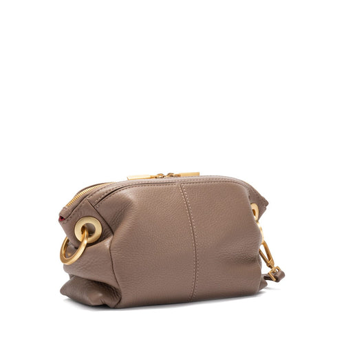 DANIEL CROSSBODY CLUTCH SML - Sculpted Taupe/Brushed Gold-Hammitt-Renee Taylor Gallery
