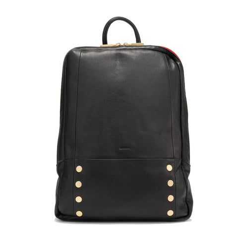HUNTER BACKPACK - Black/Brushed Gold Red Zip-Hammitt-Renee Taylor Gallery