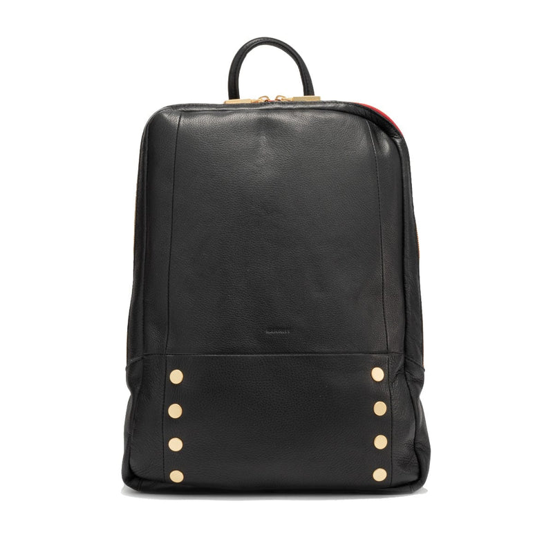 HUNTER BACKPACK - Black/Brushed Gold Red Zip-Hammitt-Renee Taylor Gallery