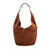DILLON SML - Chocolate Diamond Suede/Antique Gold