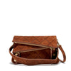 DILLON SML - Chocolate Diamond Suede/Antique Gold