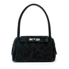 CHARLOTTE MED - Noir Diamond Suede/Gunmetal-Hammitt-Renee Taylor Gallery