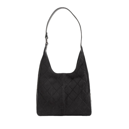 TIM MED - Noir Diamond Suede/Gunmetal-Hammitt-Renee Taylor Gallery