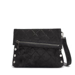 VIP MED - Noir Diamond Suede/Gunmetal-Hammitt-Renee Taylor Gallery