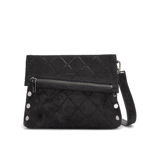 VIP MED - Noir Diamond Suede/Gunmetal-Hammitt-Renee Taylor Gallery