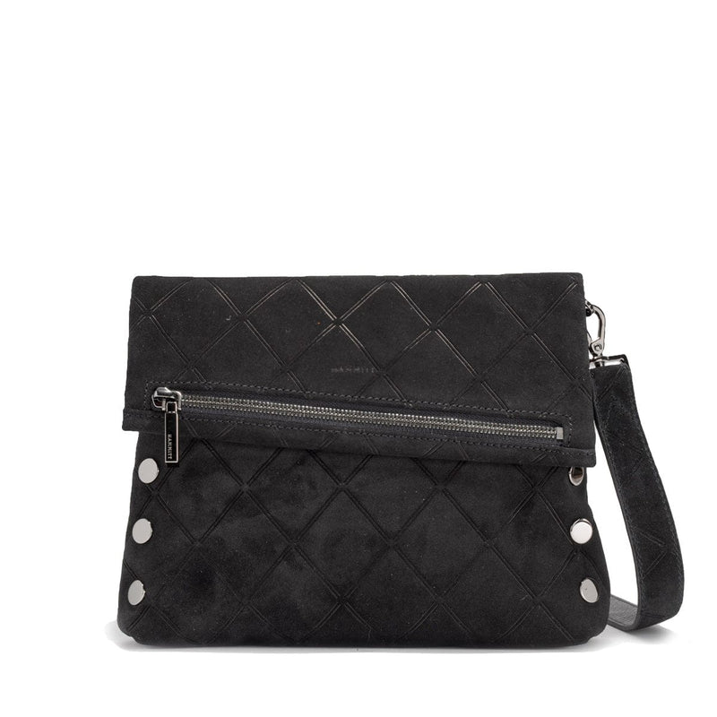 VIP MED - Noir Diamond Suede/Gunmetal-Hammitt-Renee Taylor Gallery