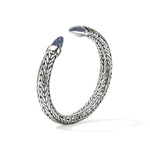 Spear 50 Silver 8.9mm Flex Cuff with Blue Sapphire - CBS987964BSP-John Hardy-Renee Taylor Gallery