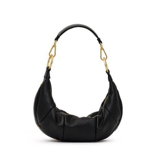 ERICA SML - Black/Brushed Gold-Hammitt-Renee Taylor Gallery