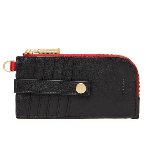 210 EAST - Black/Brushed Gold/Red Zip-Hammitt-Renee Taylor Gallery