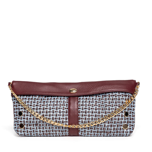 INVITATION CLUTCH - Blueberry Sorbet/Gold-Hammitt-Renee Taylor Gallery