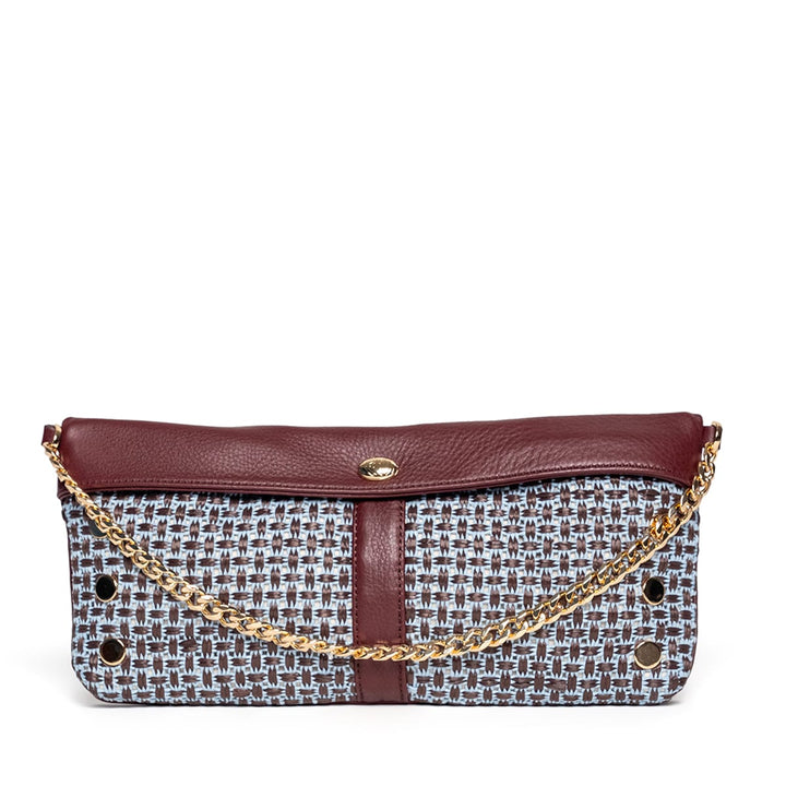 INVITATION CLUTCH - Blueberry Sorbet/Gold-Hammitt-Renee Taylor Gallery