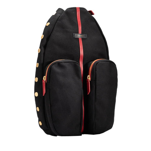 COURTSIDE SLING - Black/Brushed Gold/Red Zip-Hammitt-Renee Taylor Gallery