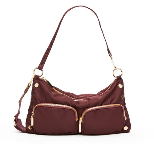 KYLE MED - Wine Nylon/Gold-Hammitt-Renee Taylor Gallery