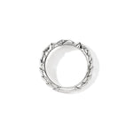 Naga Silver Diamond Pave (0.11ct) Single Row Ring - RBP604022DI-John Hardy-Renee Taylor Gallery
