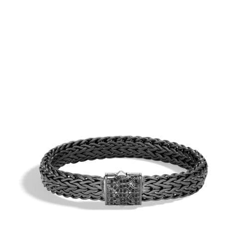 Icon Silver Large Flat Chain Bracelet, 11mm - BMS997954MBRDBLS-John Hardy-Renee Taylor Gallery