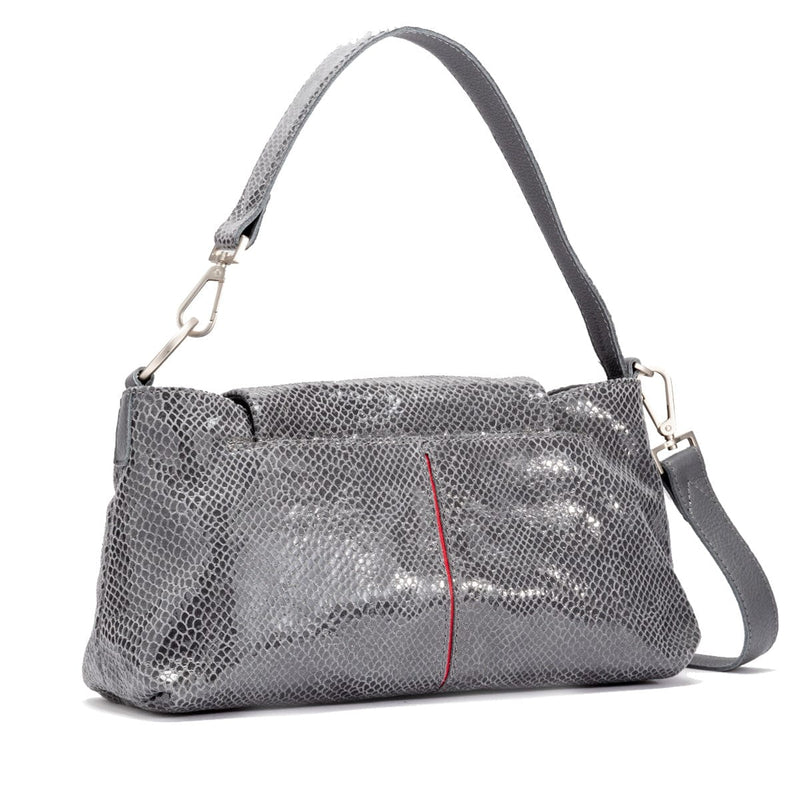 VIP SATCHEL - Skyline Snake/Brushed Silver-Hammitt-Renee Taylor Gallery