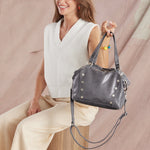 Daniel Medium Handbag- Daniel Skyline Snake BS-Hammitt-Renee Taylor Gallery