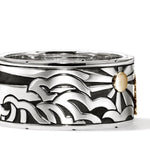 Legends 14K Gold & Silver 11.5mm Band Ring - RMZZ98987X-John Hardy-Renee Taylor Gallery