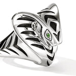 Cobra Ring Tsavorite Eyes - RMS603821TSX-John Hardy-Renee Taylor Gallery