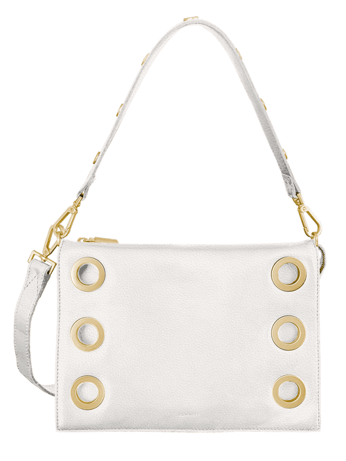 MONTANA CLUTCH LRG-Calla Lily White/Brushed Gold-Hammitt-Renee Taylor Gallery