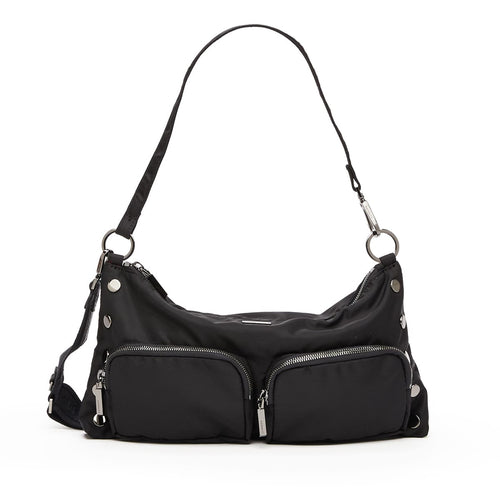 KYLE MED - Black Nylon/Gunmetal-Hammitt-Renee Taylor Gallery