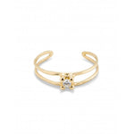 Anima 18K Gold Plated Bracelet - PUL2432BLNORO0M-UNO de 50-Renee Taylor Gallery
