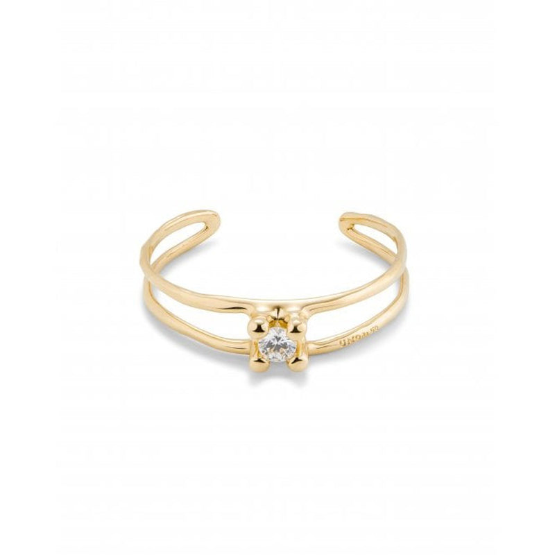 Anima 18K Gold Plated Bracelet - PUL2432BLNORO0M-UNO de 50-Renee Taylor Gallery