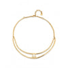 Anima 18K Gold Plated Necklace - COL1914BLNORO0U-UNO de 50-Renee Taylor Gallery