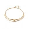 Anima 18K Gold Plated Necklace - COL1914BLNORO0U-UNO de 50-Renee Taylor Gallery