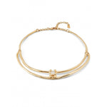Anima 18K Gold Plated Necklace - COL1914BLNORO0U-UNO de 50-Renee Taylor Gallery